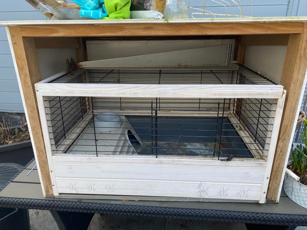 Caviahok, Dieren en Toebehoren, Kooi, Gebruikt, Konijn, 75 tot 110 cm