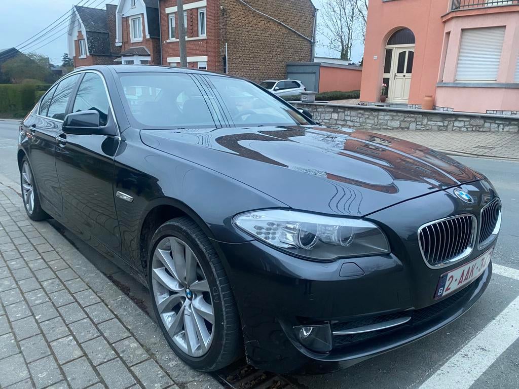Bmw f10 525d 3.0 Litre, Auto's, Automaat, Euro 5, Achterwielaandrijving, Zwart
