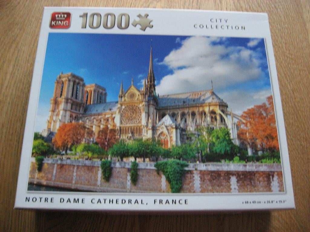 Notre Dame Cathedral France Puzzel, Ophalen of Verzenden, 500 t/m 1500 stukjes, Nieuw, Legpuzzel
