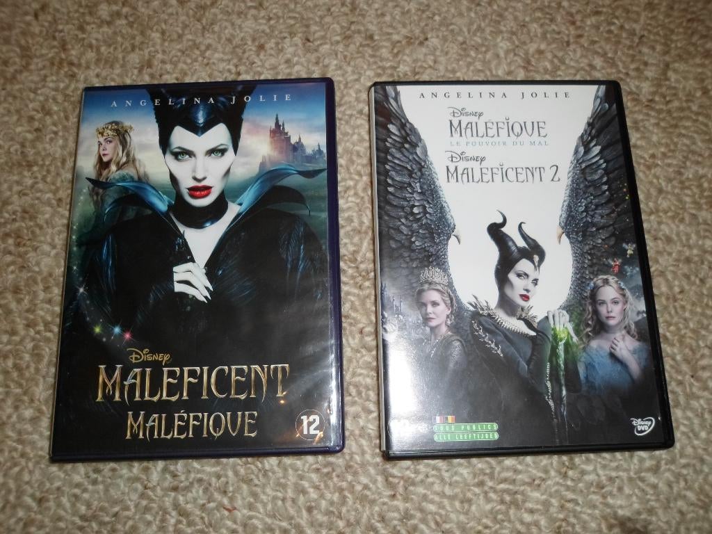 DVD'S Maleficent 1 en 2, Collections, Enlèvement, Comme neuf