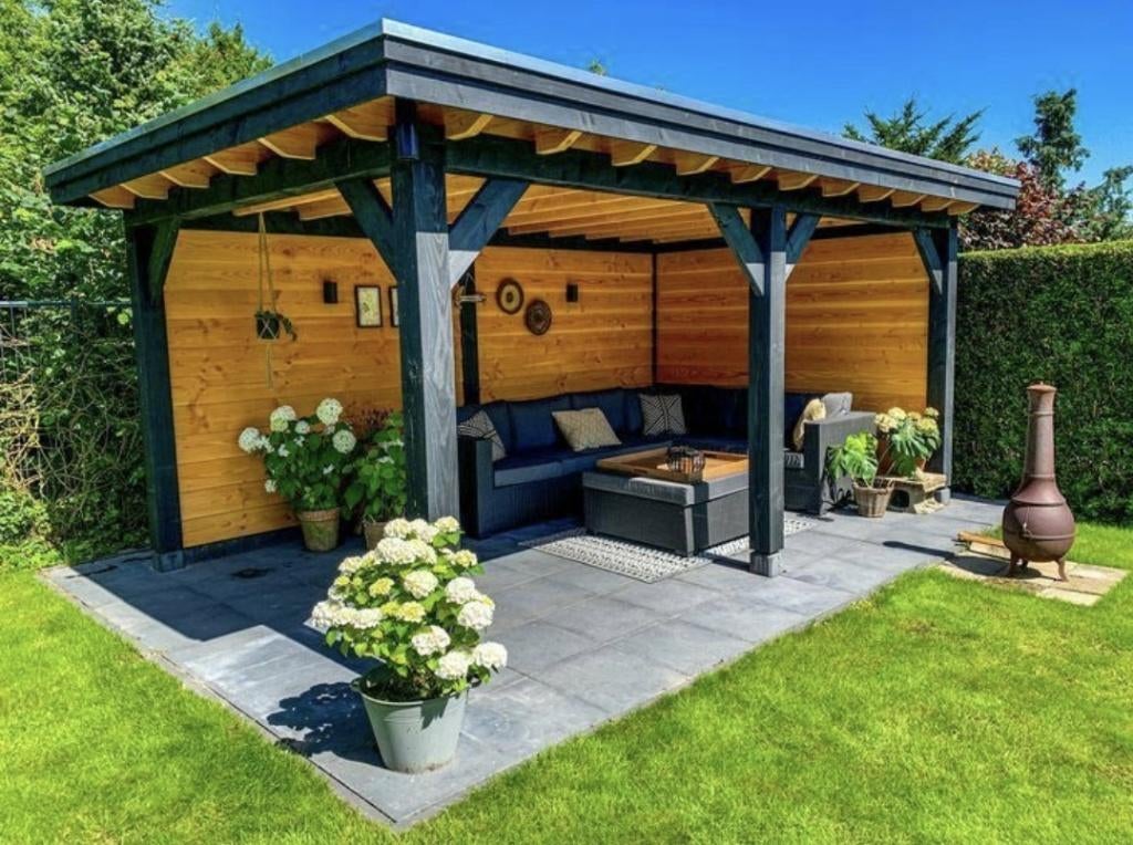 Hout Balken tuinoverkapping, Tuin en Terras, Ophalen, Nieuw, Overige typen