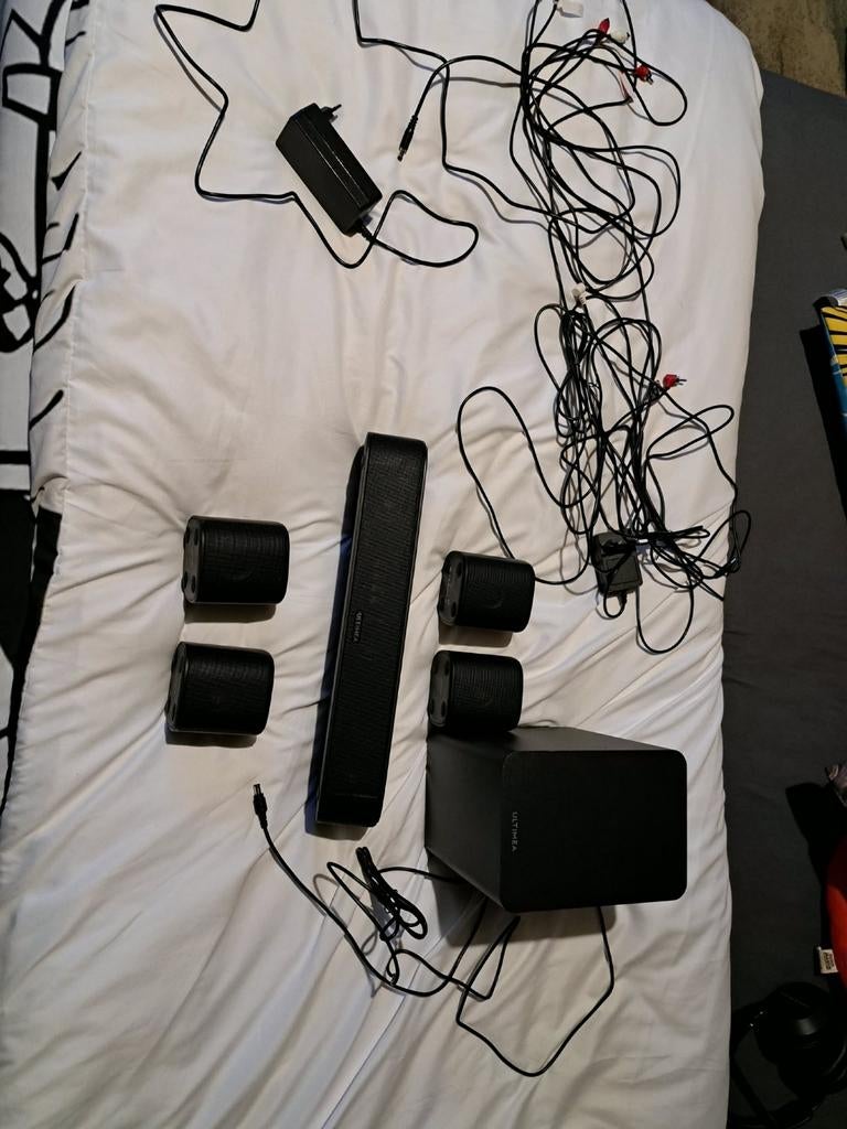 ultimea a40 7.1 homecinema  330 wat max piek vermogen, Audio, Tv en Foto, Home Cinema-sets, Ophalen, Soundbar