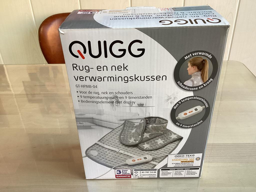 Coussin chauffant pour le dos et la nuque., Enlèvement, Neuf