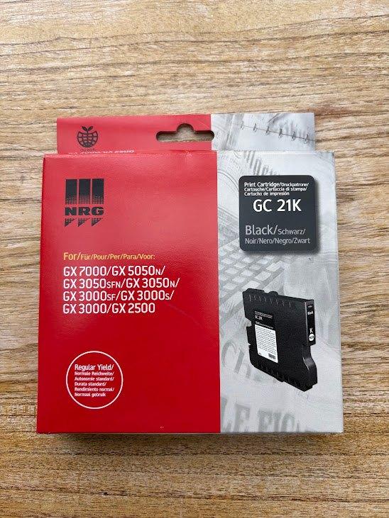 Print Cartridge Zwart GC 21K, Ophalen of Verzenden, Nieuw, Cartridge, NRG