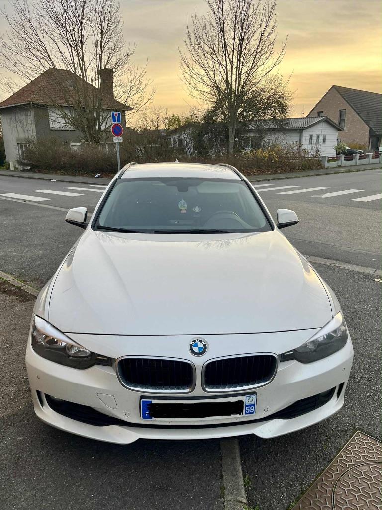 BMW 320d de 2015, Autos, Cuir, Achat, Boîte manuelle, Noir