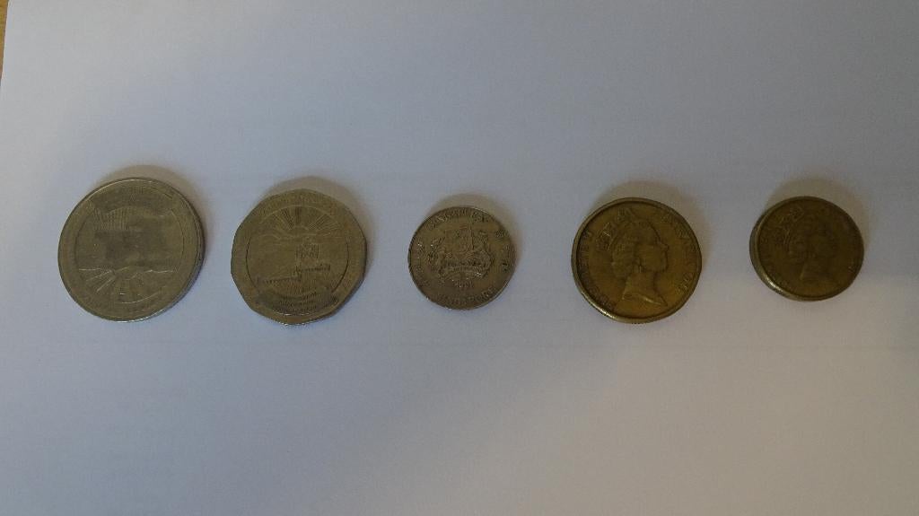 oude munten van de wereld, Ophalen of Verzenden