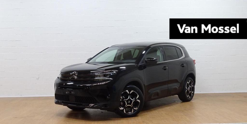 Citroen C5 Aircross Hybrid 136 ë-DCS6 Max, Auto's, Stof, Zwart, Bedrijf, 5 zetels
