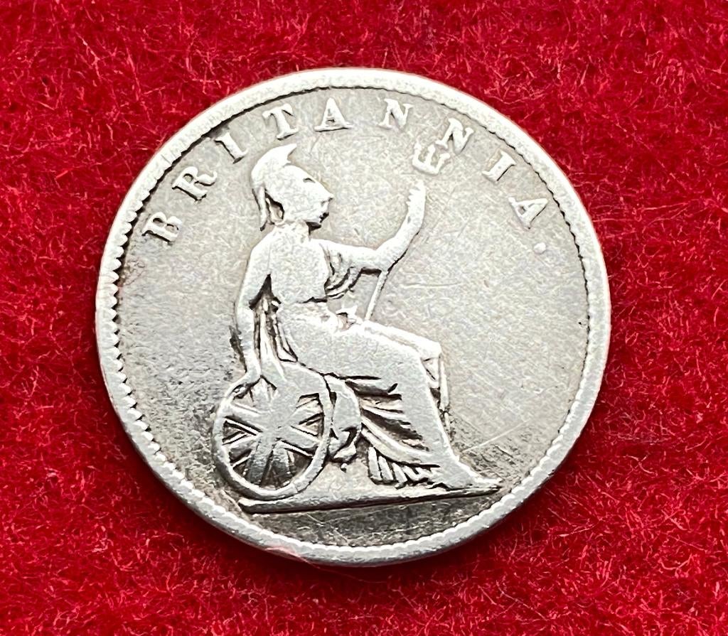 Rare Pièce de 30 Lepta de 1852 en Argent, Enlèvement ou Envoi, Argent