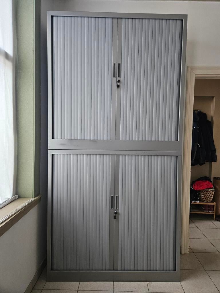 Archiefkast 2 stuks + slot, Ophalen of Verzenden, Met slot