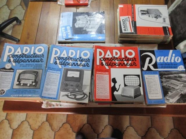 Lot van 129 mannen radio en hersteller radio tijdschriften N, Ophalen of Verzenden