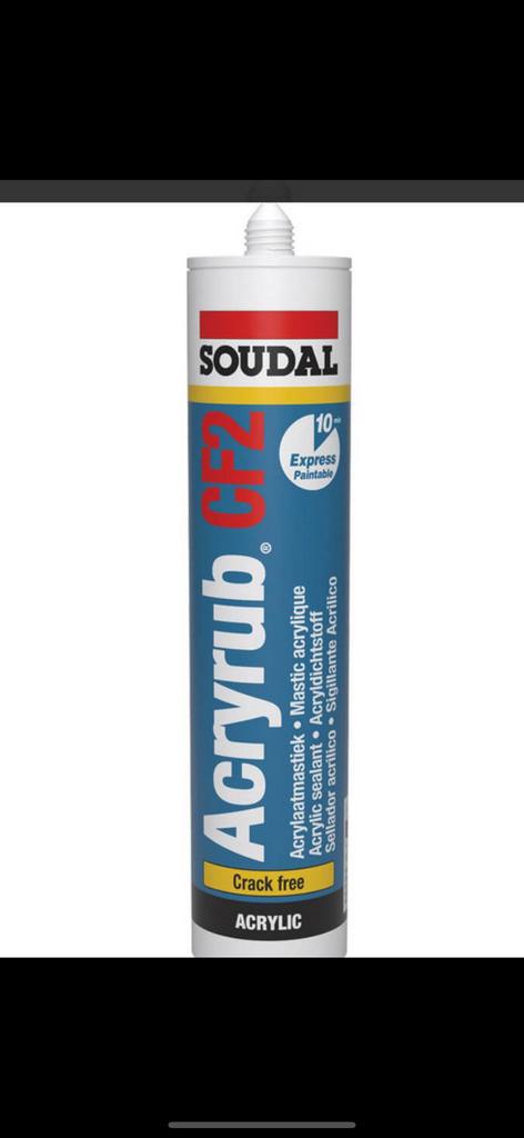 mastic Soudal Acryrub CF2, Bricolage & Construction, Matériel de peinture, Enlèvement ou Envoi, Comme neuf