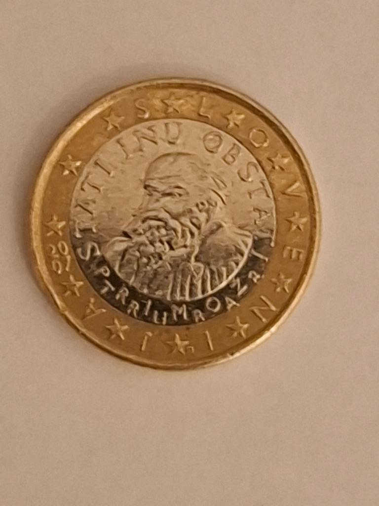 Pièce 1euro Slovénie 2007, Enlèvement ou Envoi, Slovénie, 1 euro, Monnaie en vrac