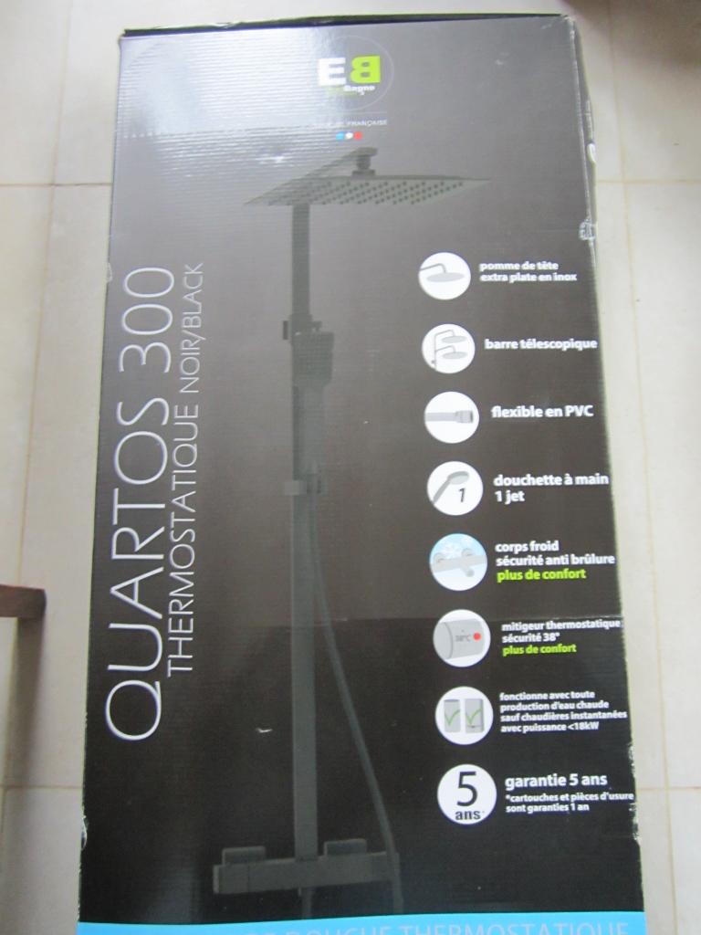 Colonne de douche neuve avec douchette - couleur anthracite, Bricolage & Construction, Enlèvement, Neuf, Douche