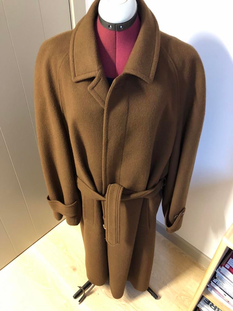 Overjas, Ophalen, Zo goed als nieuw, Maat 52/54 (L), Bruin