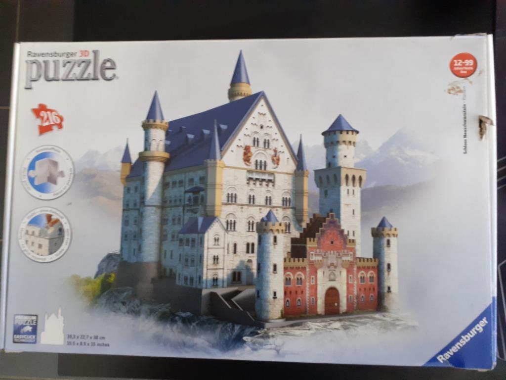 3Dpuzzel Slot Neuschwanstein, Ophalen of Verzenden, Gebruikt, Rubik's of 3D-puzzel
