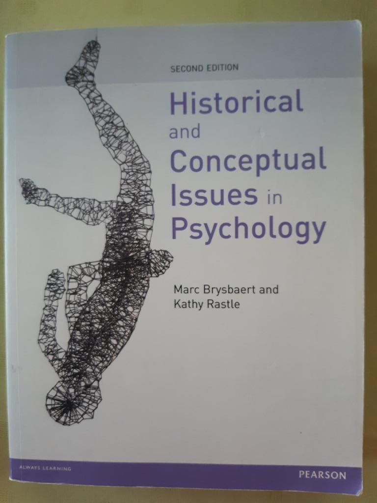 Boek Historical and Conceptual Issues in Psychology Brysbaer, Boeken, Pearson, Overige onderwerpen, Ophalen, Gelezen