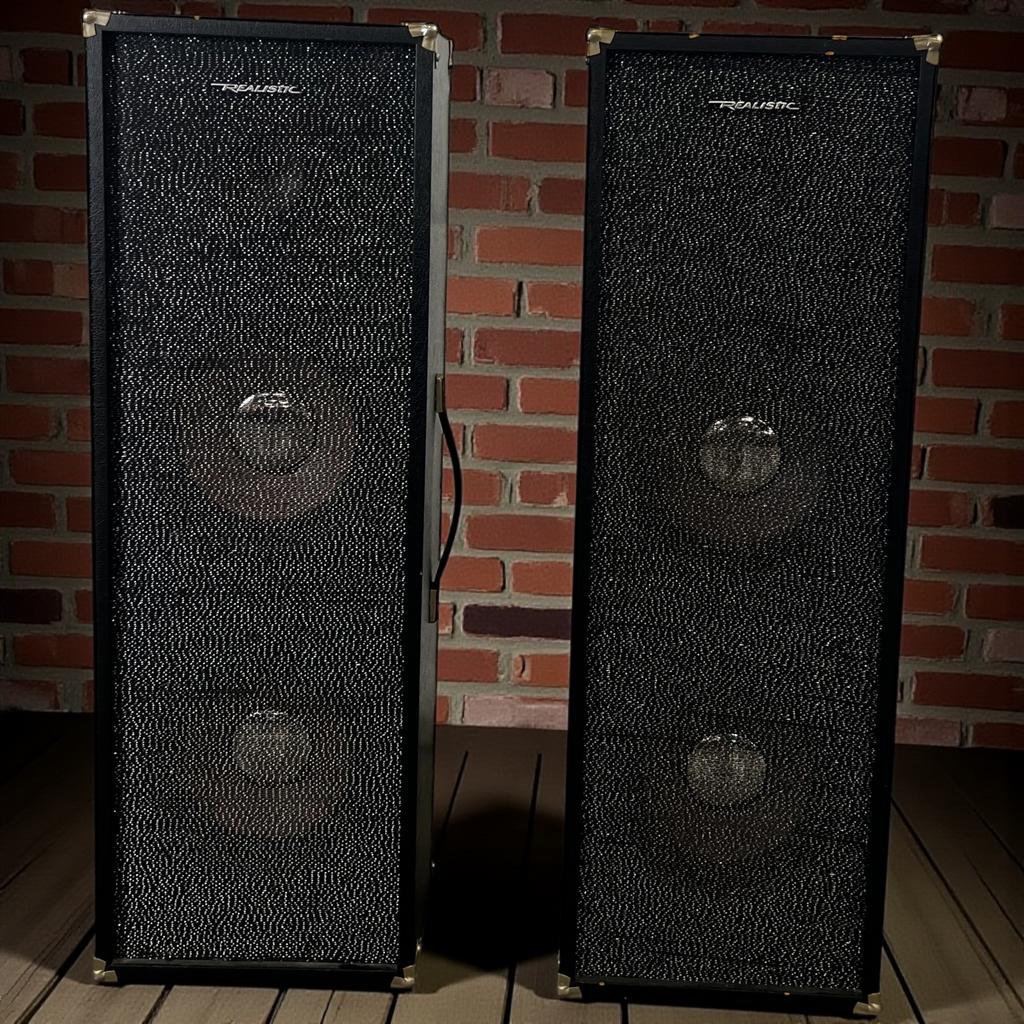 Set de 2 haut-parleurs vintage Realistic 40 1257, Enlèvement ou Envoi, Comme neuf