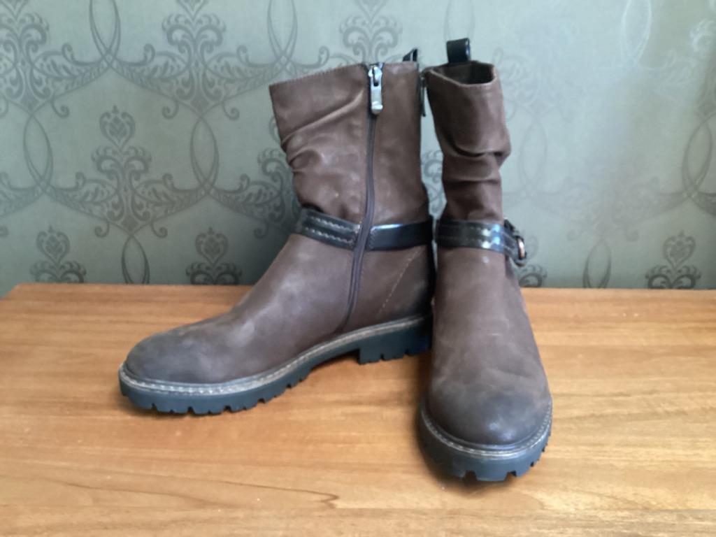 Marco Tozzi enkellaarsjes 39, Bruin, Lage of Enkellaarzen, Marco Tozzi, Nieuw