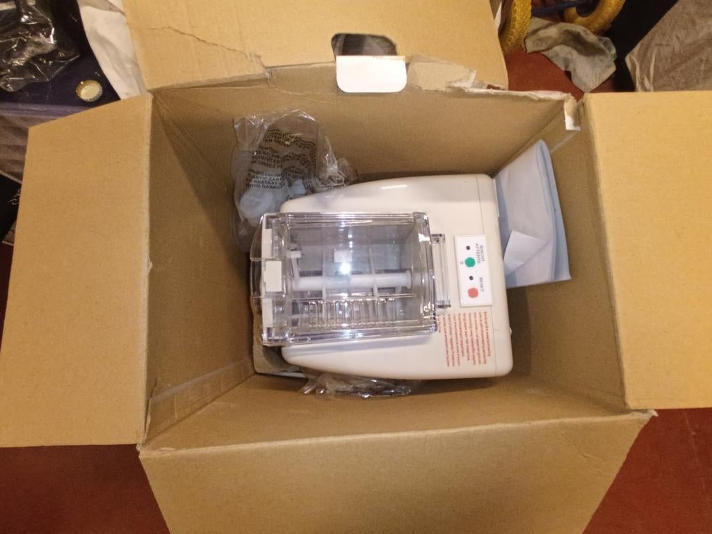 Pasta machine van quigg, Ophalen