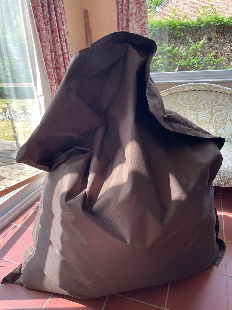Pouf XXL, Maison & Meubles, Enlèvement, Comme neuf, Brun, Pouf