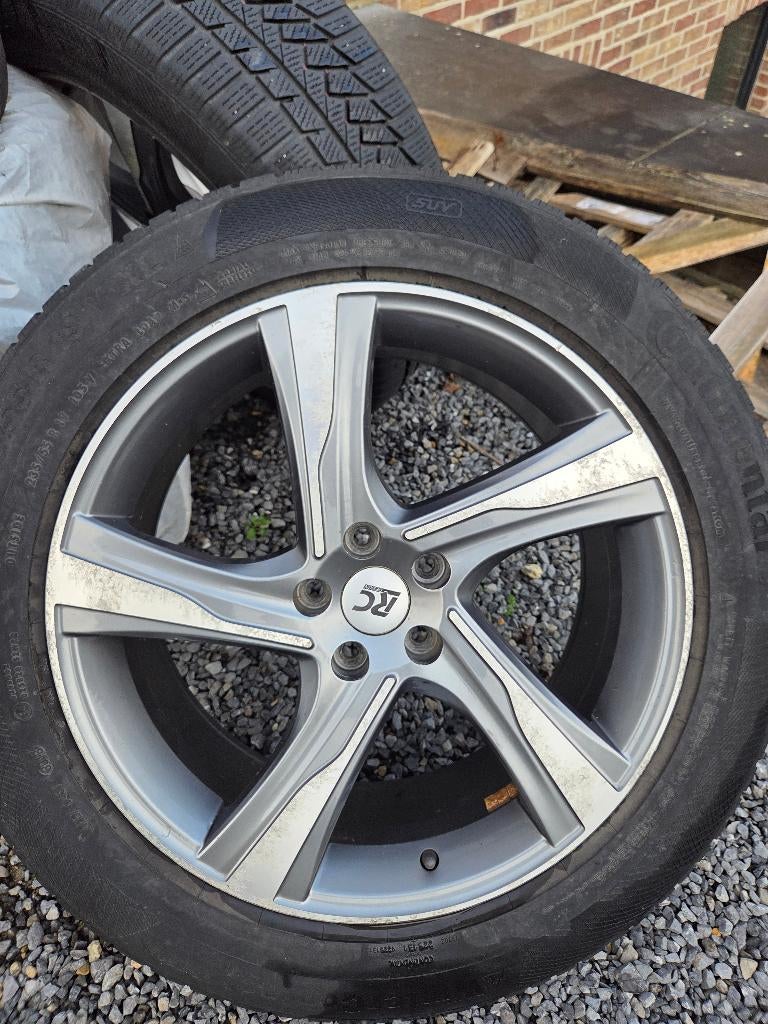 Jantes 19 pouces montées pneus neiges, Pneus hiver, Enlèvement ou Envoi, Pneu(s), 19 pouces