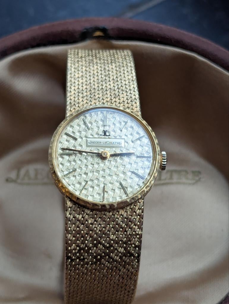 Jaeger le coultre 18k or, Montre-bracelet, Rolex, Comme neuf, Or
