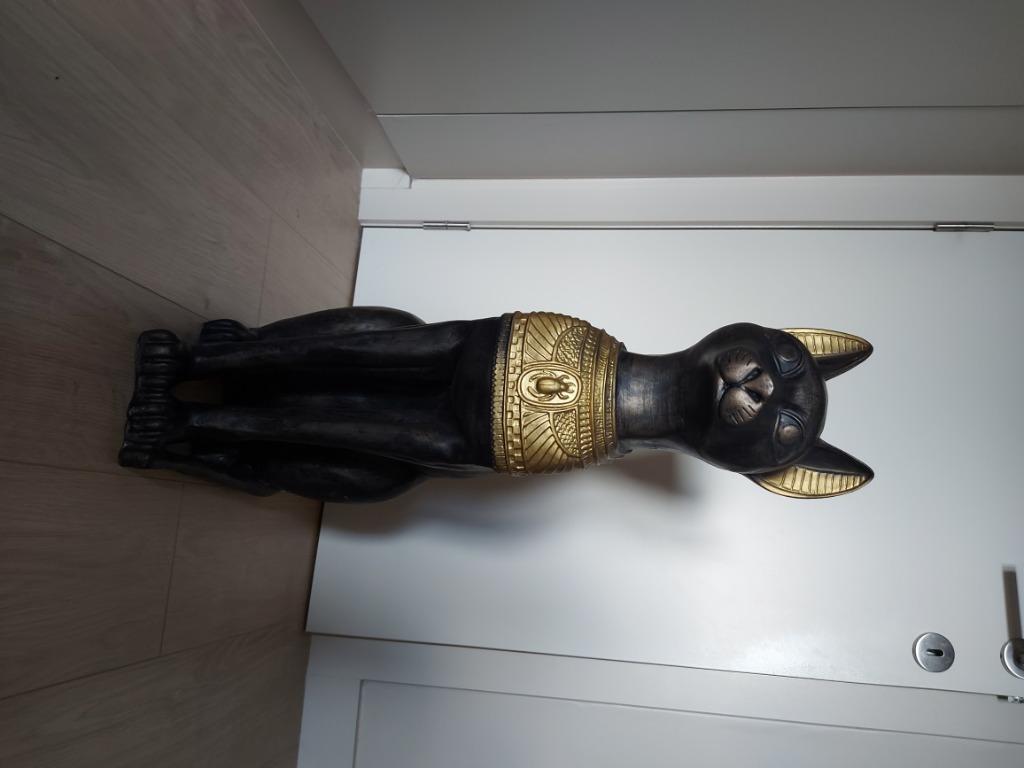 Egyptische kat (beeld), Ophalen
