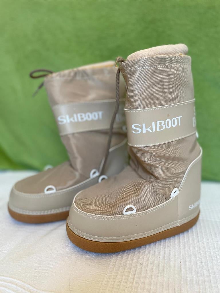 Après-ski skischoen maat 32/34 beige, Ophalen, Ski