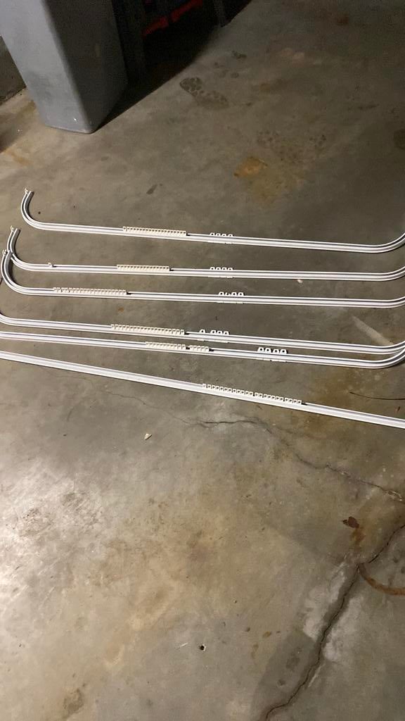 Ophangsysteem gordijn, Ophalen, Gebruikt, Wit