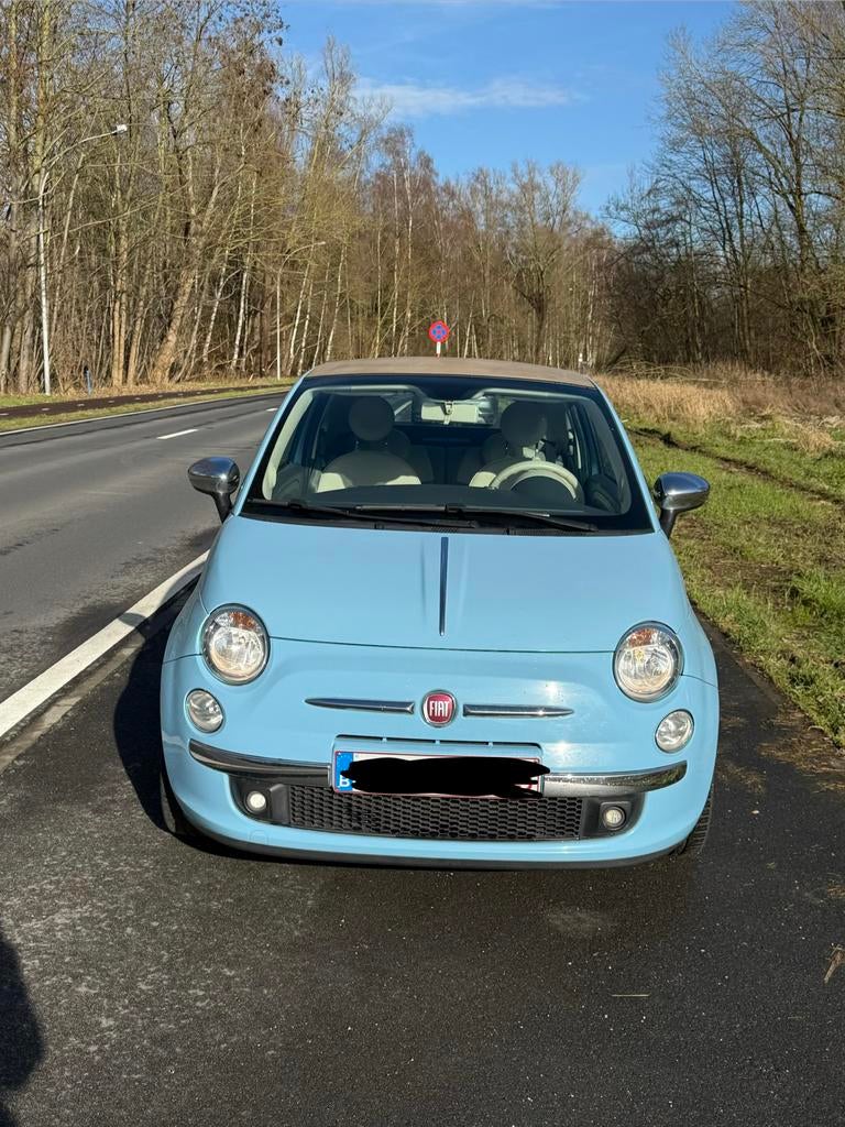 fiat 500 CABRIO, Auto's, Fiat, Voorwielaandrijving, 4 zetels, Stof, 4 cilinders