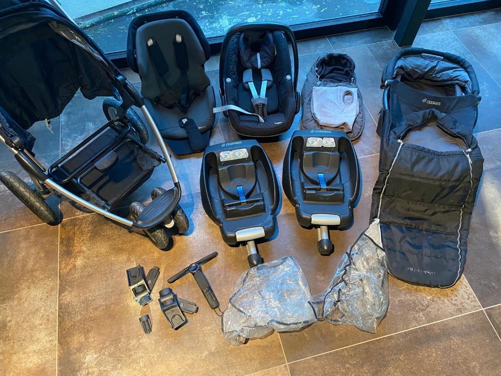 Maxi Cosi Mura 3 in 1, Kinderen en Baby's, Kinderwagens en Combinaties, Gebruikt, Verstelbare duwstang, Maxi-Cosi, Ophalen