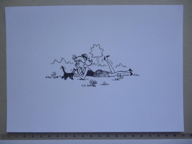 4 Prenten formaat A5, Piet Pienter, Bert Bibber, Susan - POM, Ophalen of Verzenden, Nieuw