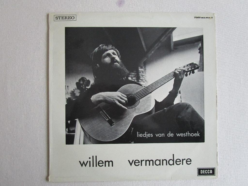Willem Vermandere : Liedjes van de westhoek. 1968, Ophalen, Zo goed als nieuw, 12 inch, Streekmuziek