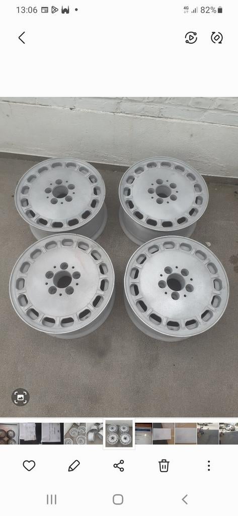 Velgen mercedes 190 w201, Autos : Pièces & Accessoires, Pneus & Jantes, Enlèvement ou Envoi, Jante(s)