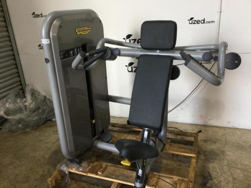 Technogym Element Shoulder Press, Sports & Fitness, Enlèvement ou Envoi, Utilisé, Bras