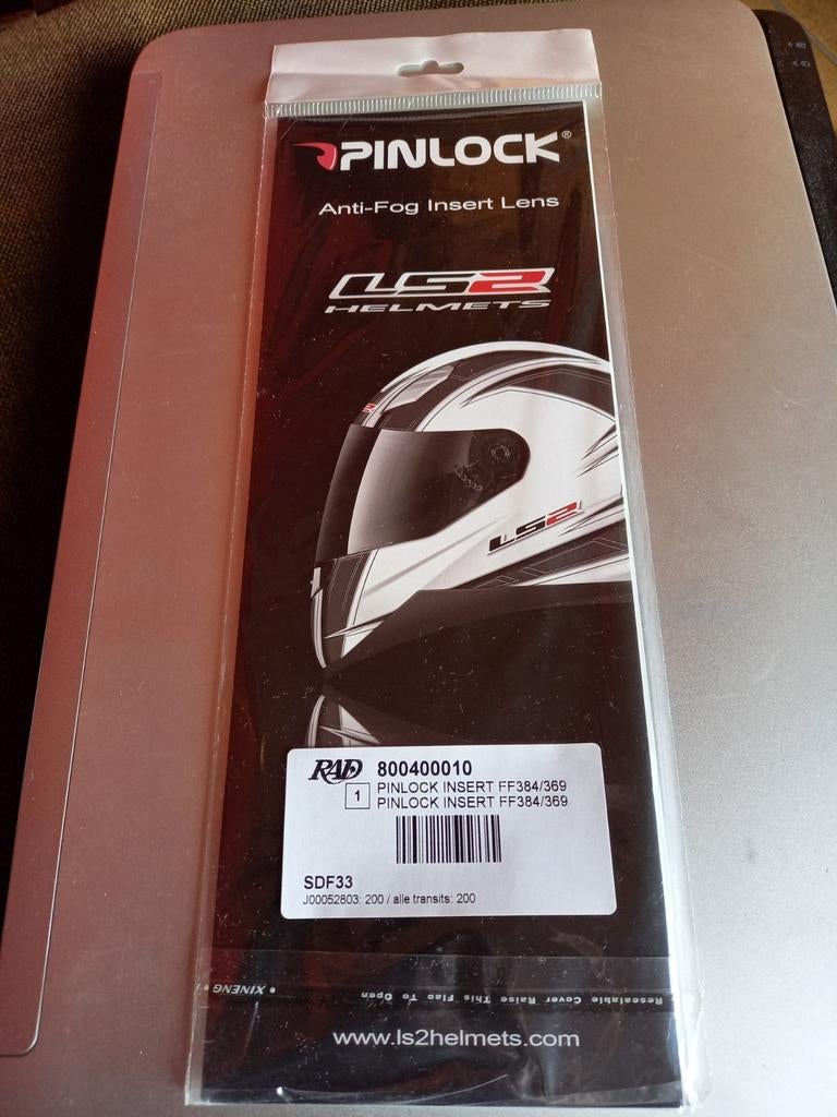 Pinlock pour casque LS2, Enlèvement ou Envoi, Neuf, avec ticket