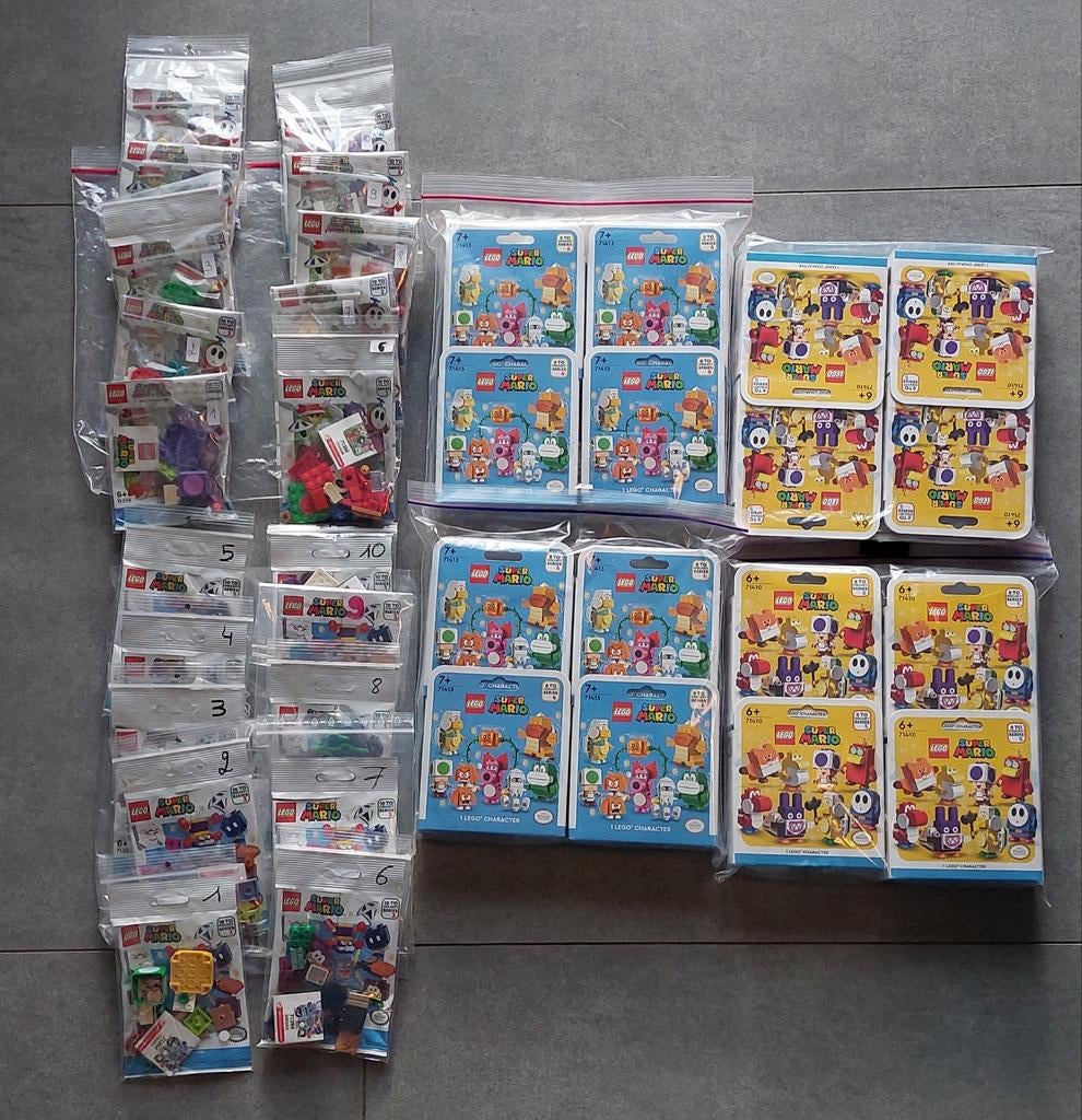 Lego Super Mario Minifigs 71386, 71394, 71413 en 71410, Ophalen of Verzenden, Lego