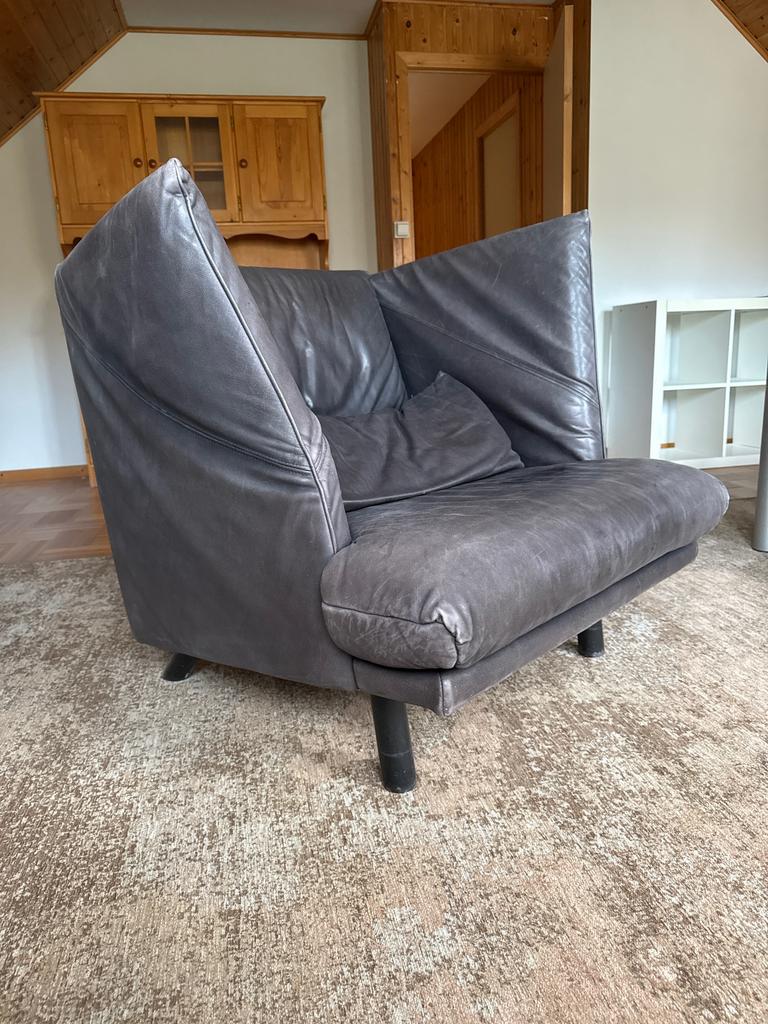 Rolf benz forum, Ophalen, Zo goed als nieuw, Leer