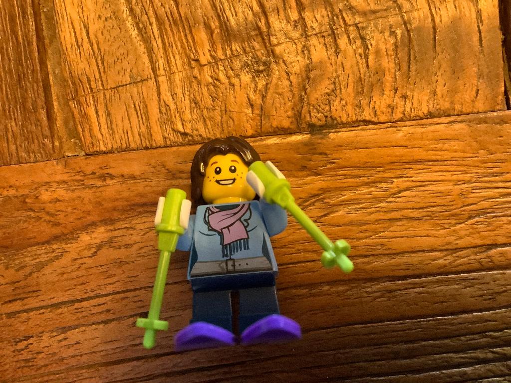 Lego figuur cty0331 Medium Blue Jacket / F4, Enlèvement ou Envoi, Comme neuf, Briques en vrac, Lego