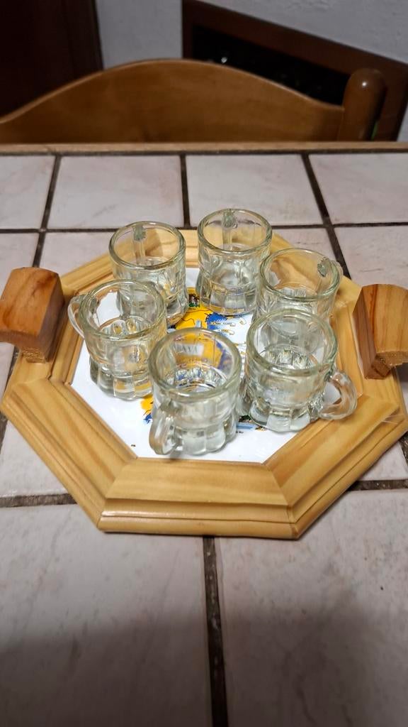 Verre a one shot, Enlèvement