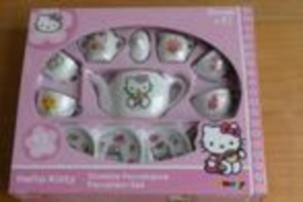 Hello kitty kinderservies kinderserviesje 13 stuks, Ophalen of Verzenden, Nieuw, Overige materialen, Speelkeuken-accessoire