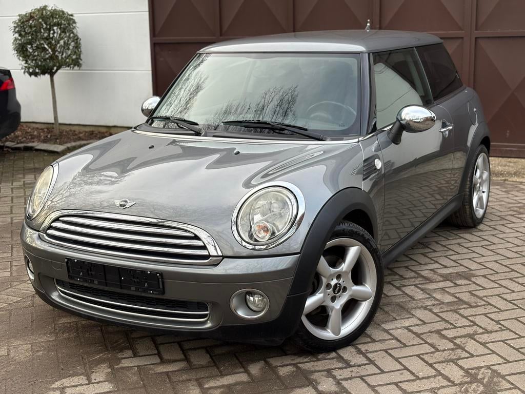 Mini Cooper One 1.4 Benzine Airco/ZetelVrw/Garantie, Auto's, Voorwielaandrijving, 4 zetels, Stof, Zwart