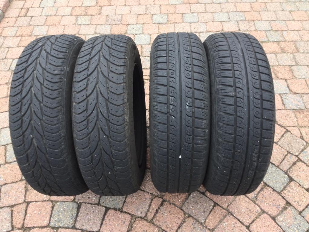 Banden met velg 14”, Auto-onderdelen, Banden en Velgen, Ophalen, 14 inch, Gebruikt, 175 mm