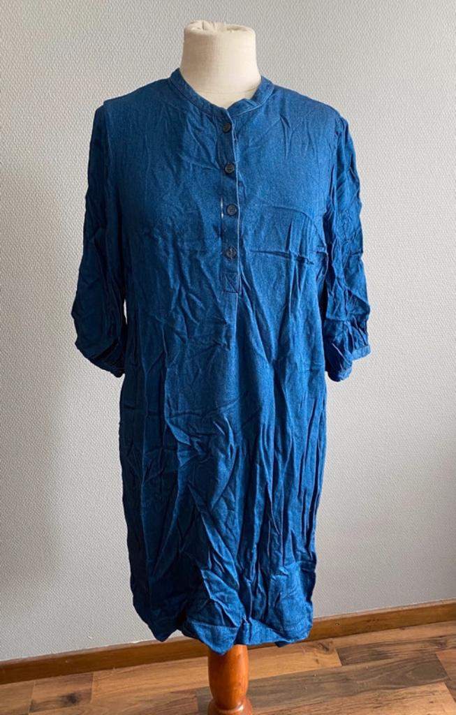 Blauwe jurk Nathalie Vleeschouwer maat M, Kleding | Dames, Jurken, Zo goed als nieuw, Knielengte, Nathalie Vleeschouwer, Maat 38/40 (M)