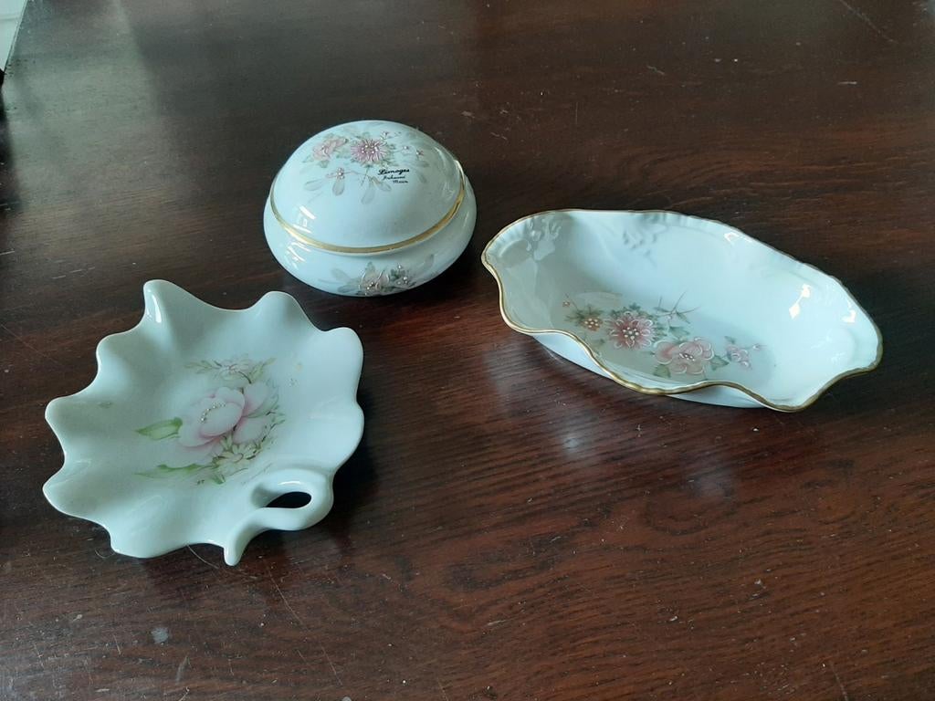 Bol et bonbonnière Limoges, Antiquités & Art, Enlèvement ou Envoi