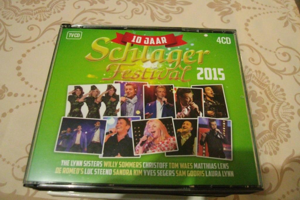 schlager festival 2015      4 disc, Ophalen of Verzenden