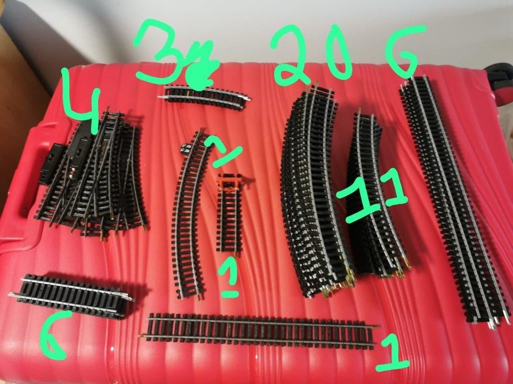 Lot de rails, Ophalen, Rails, Jouef