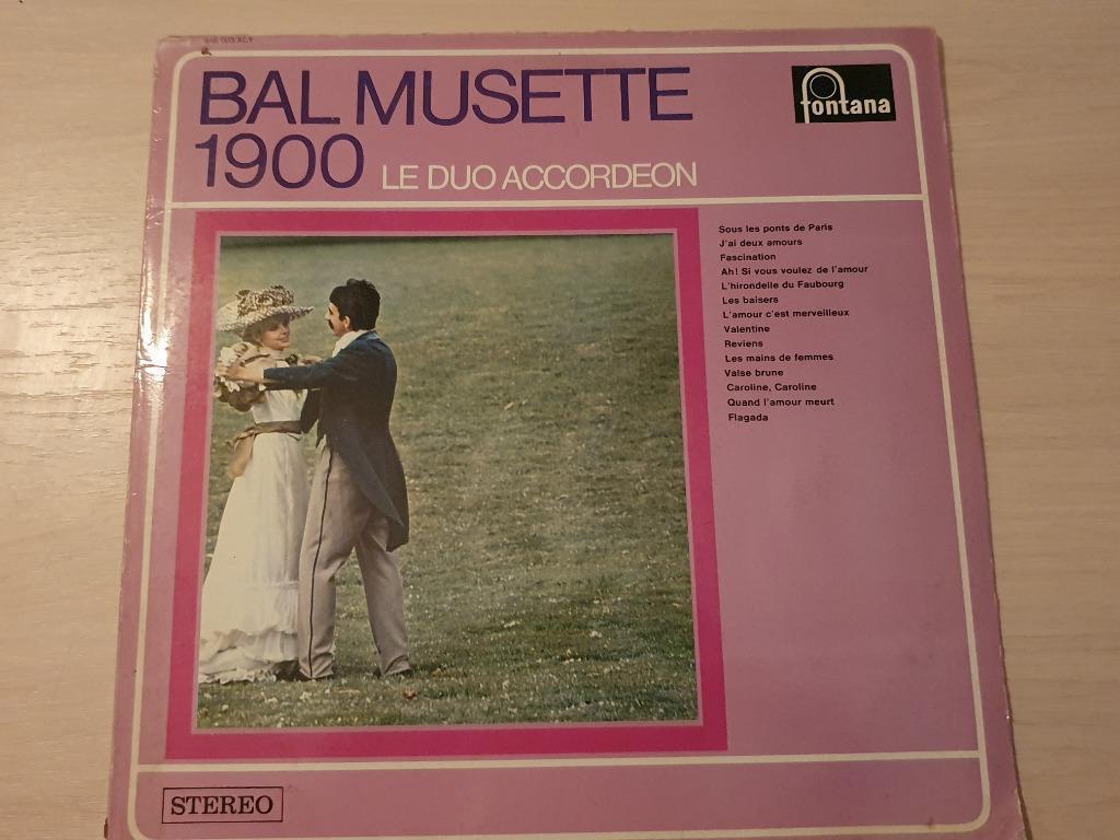 disque vinyl 33 tours bal musette 1900 le duo accordeon, Enlèvement ou Envoi, Comme neuf