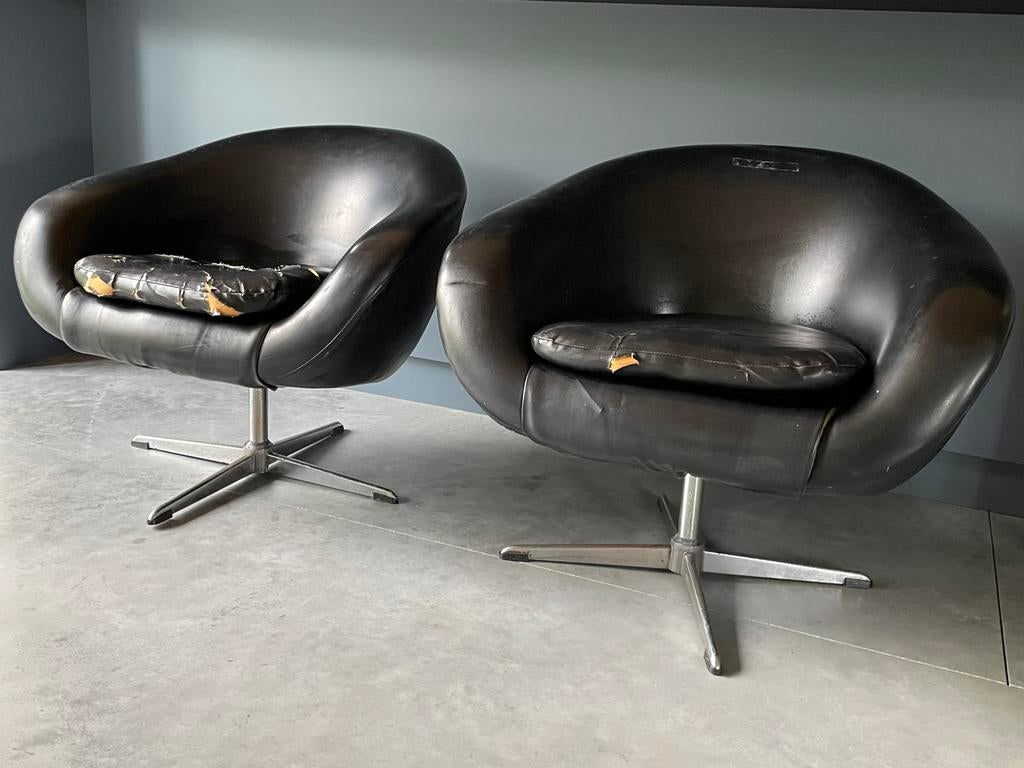 Vintage design kuipzetels, Enlèvement, Utilisé, Une personne