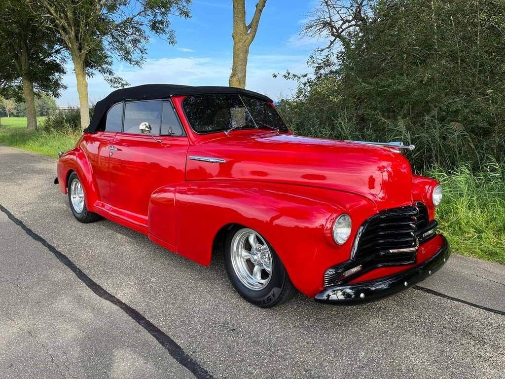 Chevrolet Fleetmaster Cabriolet 1947 5700cc V8, Auto's, Automaat, Achterwielaandrijving, Beige, Leder